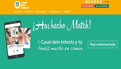 CAMPAÑA PARA O.N.G CASAL DELS INFANTS - SEO