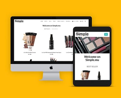 Cosmetics E-Commerce website - E-commerce