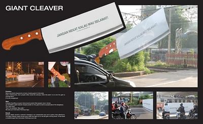 Giant Cleaver - Publicité