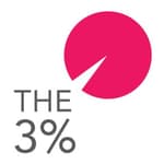 The 3% Conference logo