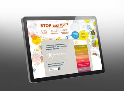 Campagne de sensibilisation et prévention IST - Website Creatie