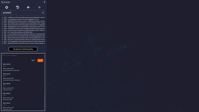 Scinan – Plateforme de recherche scientifique avec visualisation 3D - Webanalytik/Big Data