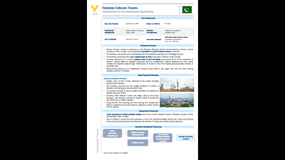 Acquisition of Veon's strategic assets in Pakistan - Stratégie de contenu