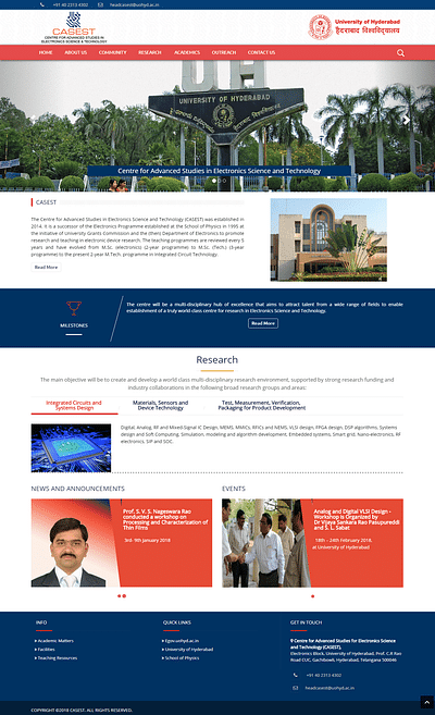 University of Hyderabad - Digital Strategy
