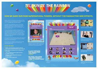 TELEKINIZE THE RAINBOW [image] - Publicité