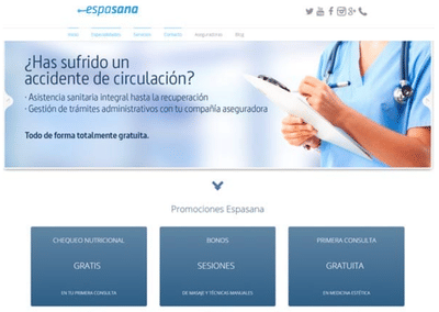 Espasana Web - Website Creation