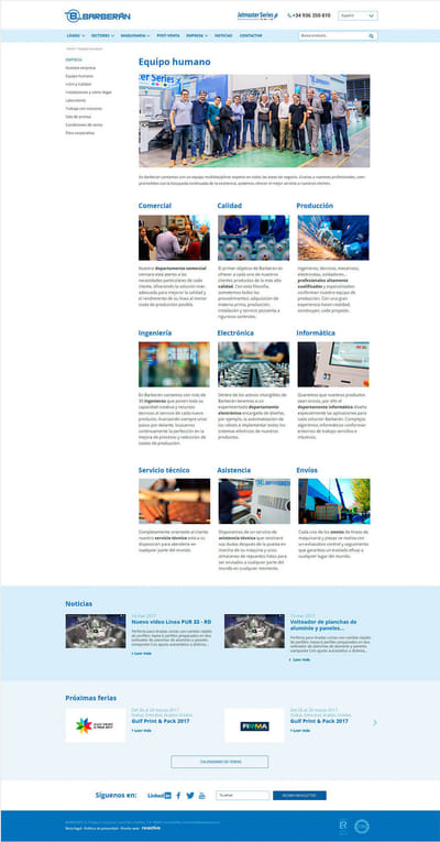 Diseño y usabilidad para la innovación industrial - Creación de Sitios Web