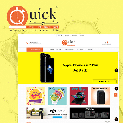 Quick.com.kw - Webseitengestaltung