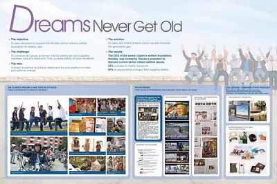 DREAMS NEVER GET OLD - Reclame