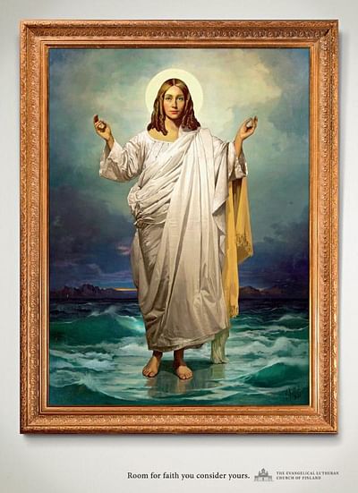 Female Jesus - Publicité