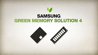 SAMSUNG GREEN MEMORY - Advertising