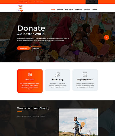 SomAus Help Incorporated - Website Creatie