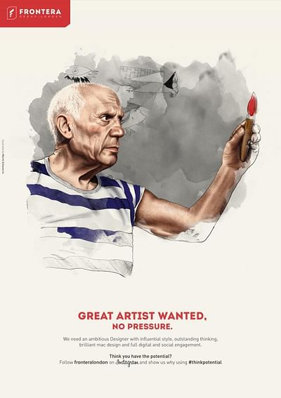 Artist Wanted - Publicité