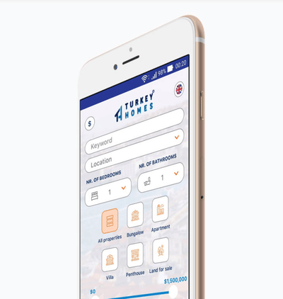 Turkey Homes Mobile App - Mobile App