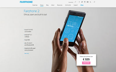 Fairphone - Web Applicatie