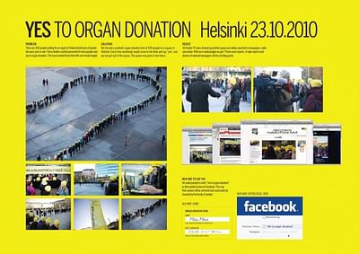 YES TO ORGAN DONATION - Advertising