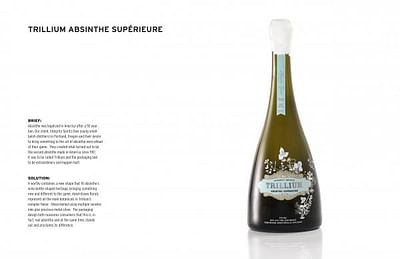 TRILLIUM - ABSINTHE SUPERIEURE - Advertising