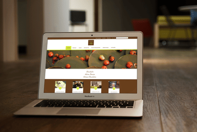 Réalisation du site chocoladri.be - Creación de Sitios Web