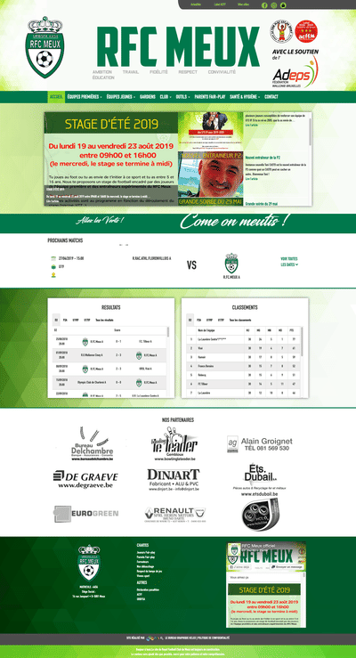 RFC Meux - Website Creatie