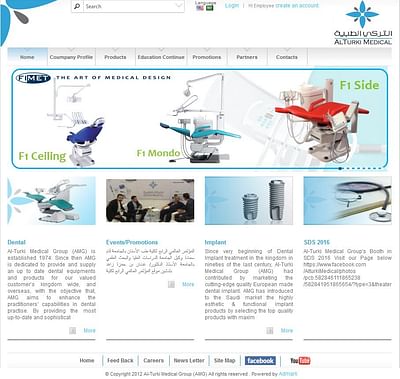 Al Turki Mediucal Group - Website Creation