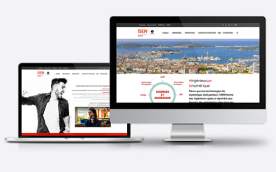 Site internet ISEN-Toulon - Digital Strategy