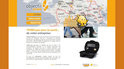 Objectif 10'000 - Création de site internet