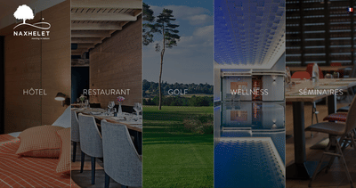 Naxhelet Golf website - Website Creatie