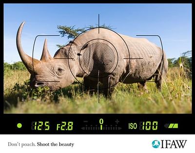 Anti-poaching, Rhino - Werbung