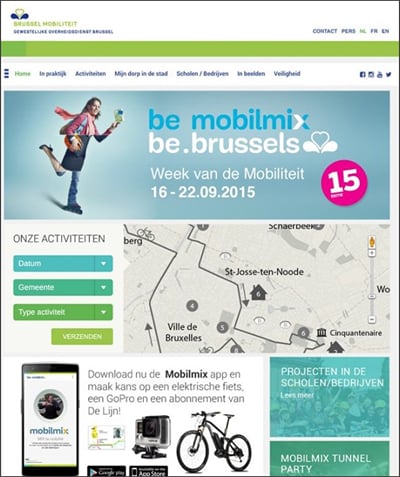 2015-2023 - Brussels Mobility Week - Online Advertising