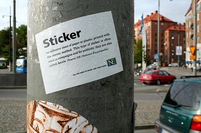 STICKER - Publicidad