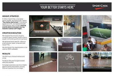 YOUR BETTER STARTS HERE [image] - Advertising