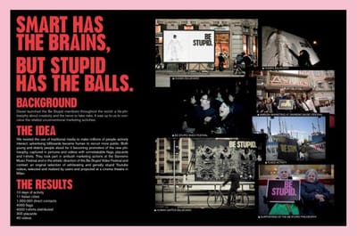 ACT STUPID - Publicidad