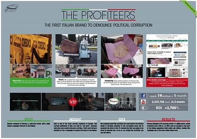 THE PROFITEERS [image] - Advertising
