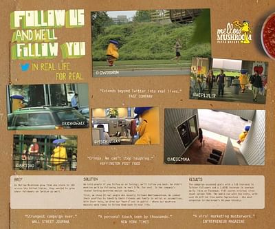 FOLLOW US AND WE'LL FOLLOW YOU - Reclame