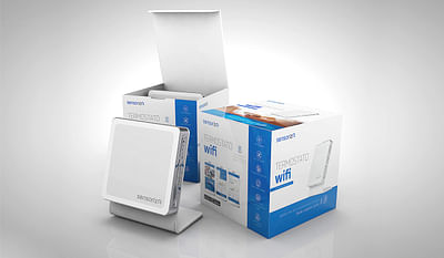 Packaging Termostato Wi-Fi - Branding & Positionering