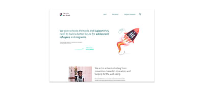 Branding and Webdesign for Refugees Well School