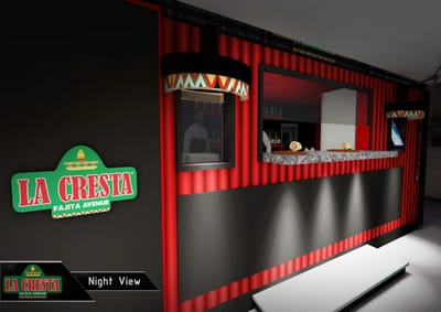 Brand identity for La cresta Fajita restaurant - Graphic Design