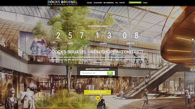 Docks Bruxsel - Création de site internet