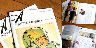 Magazine | Aquarelle textile - Design & graphisme