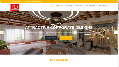 Website for L-Space Design - Creación de Sitios Web