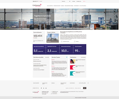 cofinimmo website - Creazione di siti web