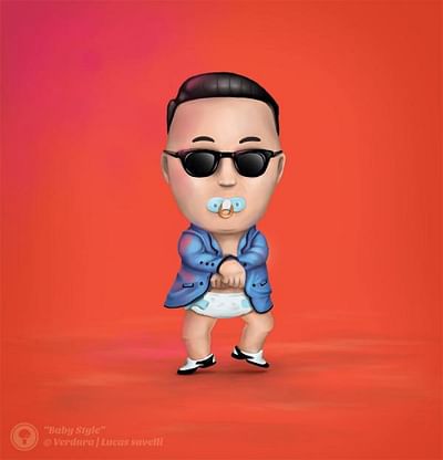 Baby Style, Psy - Publicidad