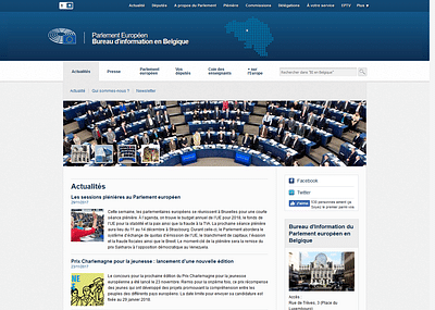Bureau d'information du Parlement Europeén - E-mail Marketing