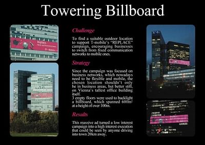 TOWERING BILLBOARD - Advertising