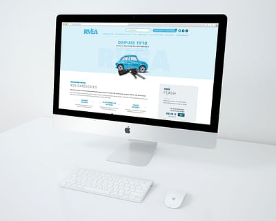 Site internet Prestashop RVEA - E-commerce