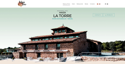 Masia La Torre, Hotel y Restaurante - Website Creatie