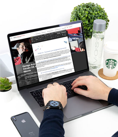 Rédaction de contenu web pour concession Citroën - Stratégie digitale