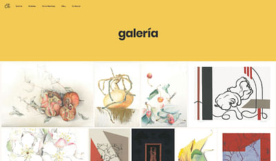 Diseño web creativo para galeria. - Creación de Sitios Web