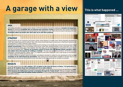 A GARAGE WITH A VIEW - Advertising