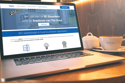 Haier Benelux - Website Creatie